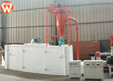 Stainless Steel Floating Feed Drying Machine Kecepatan Cepat 3200 * 1100 * 1550mm